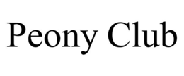 PEONY CLUB trademark