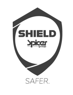 SHIELD SPICER GROUP SAFER. trademark