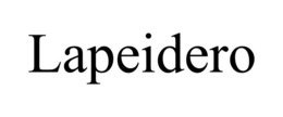 LAPEIDERO trademark