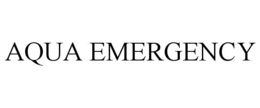 AQUA EMERGENCY trademark