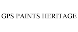 GPS PAINTS HERITAGE trademark