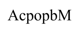 ACPOPBM trademark
