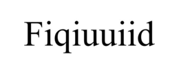 FIQIUUIID trademark