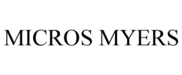 MICROS MYERS trademark