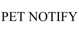 PET NOTIFY trademark