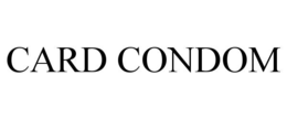 CARD CONDOM trademark