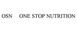 OSN     ONE STOP NUTRITION trademark
