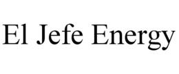 EL JEFE ENERGY trademark