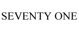 SEVENTY ONE trademark