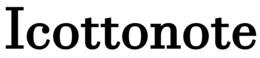 ICOTTONOTE trademark