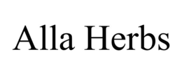 ALLA HERBS trademark