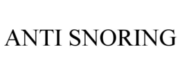 ANTI SNORING trademark