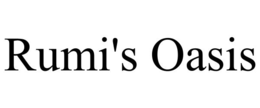 RUMI'S OASIS trademark