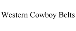 WESTERN COWBOY BELTS trademark