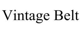 VINTAGE BELT trademark