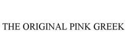 THE ORIGINAL PINK GREEK trademark