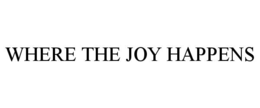 WHERE THE JOY HAPPENS trademark
