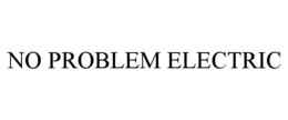 NO PROBLEM ELECTRIC trademark