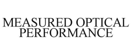 MEASURED OPTICAL PERFORMANCE trademark