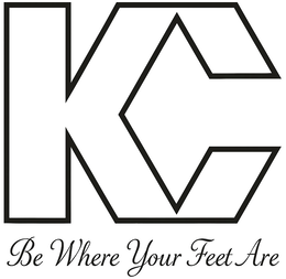 KC BE WHERE YOUR FEET ARE trademark