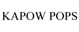 KAPOW POPS trademark