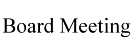 BOARD MEETING trademark
