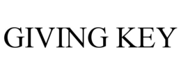 GIVING KEY trademark