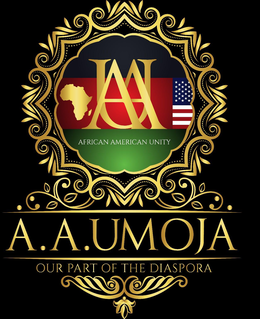 AAU AFRICAN AMERICAN UNITY A.A. UMOJA OUR PART OF THE DIASPORA trademark