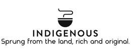 SPRUNG FROM THE LAND, RICH AND ORIGINAL. INDIGENOUS trademark