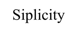 SIPLICITY trademark