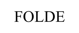 FOLDE trademark