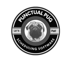 PUNCTUAL PUG SCHEDULING SOFTWARE LET'S PUG! trademark