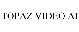 TOPAZ VIDEO AI trademark