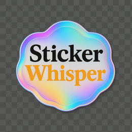 STICKER WHISPER trademark