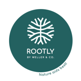 ROOTLY BY WELLER & CO. NATURE AIDS BEST! trademark