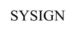 SYSIGN trademark