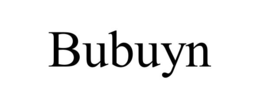 BUBUYN trademark