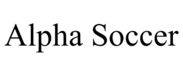 ALPHA SOCCER trademark