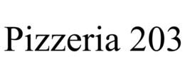 PIZZERIA 203 trademark