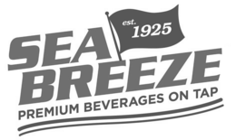 SEA BREEZE PREMIUM BEVERAGES ON TAP EST. 1925 trademark