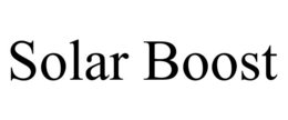 SOLAR BOOST trademark