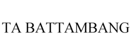 TA BATTAMBANG trademark