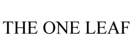 THE ONE LEAF trademark