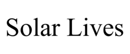 SOLAR LIVES trademark