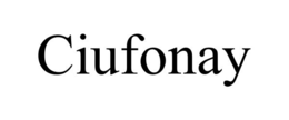 CIUFONAY trademark