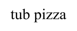 TUB PIZZA trademark