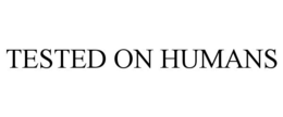 TESTED ON HUMANS trademark