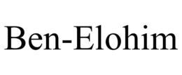 BEN-ELOHIM trademark