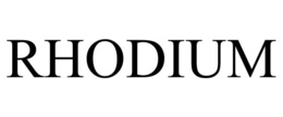RHODIUM trademark
