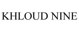 KHLOUD NINE trademark